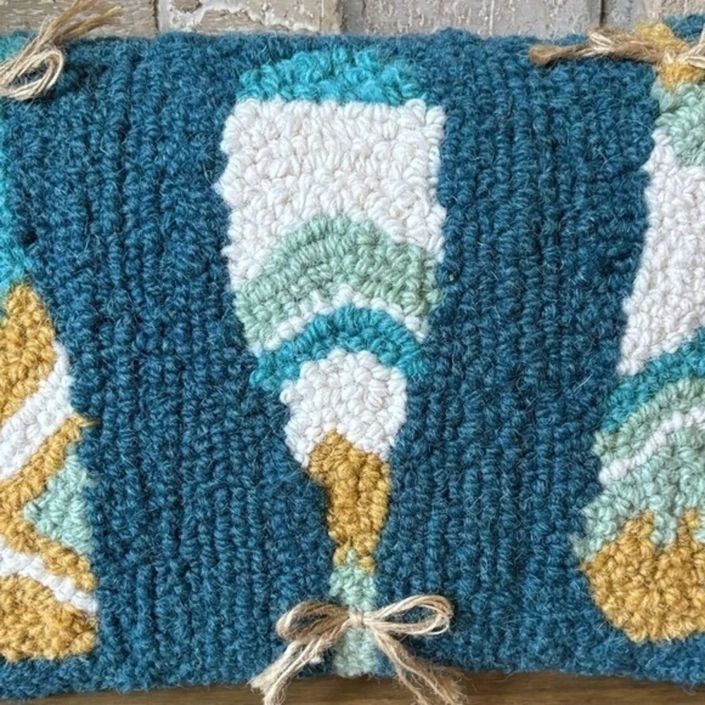 Colored Paddles Oars Hook Accent Throw Pillow‎ Textured Pillow Removable 9